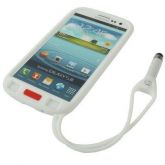 Capa Case Para Samsung Galaxy S3 I9300 Com Caneta Touch