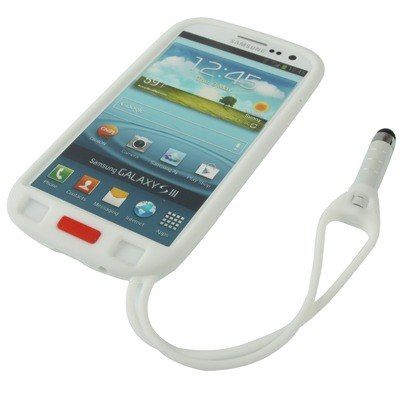 Capa Case Para Samsung Galaxy S3 I9300 Com Caneta Touch