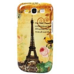 Capa Case Torre Eiffel Paris Retrô Flower Galaxy S3 I9300